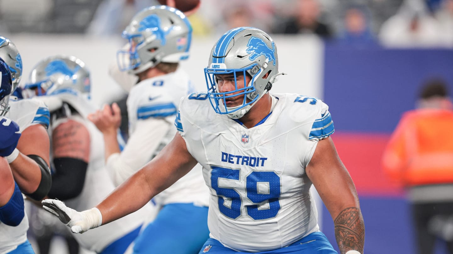 Lions Preseason Week 1 53-Man Roster Projection