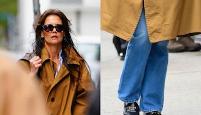 Katie Holmes Slips Into Classic Gucci Horsebit Loafers