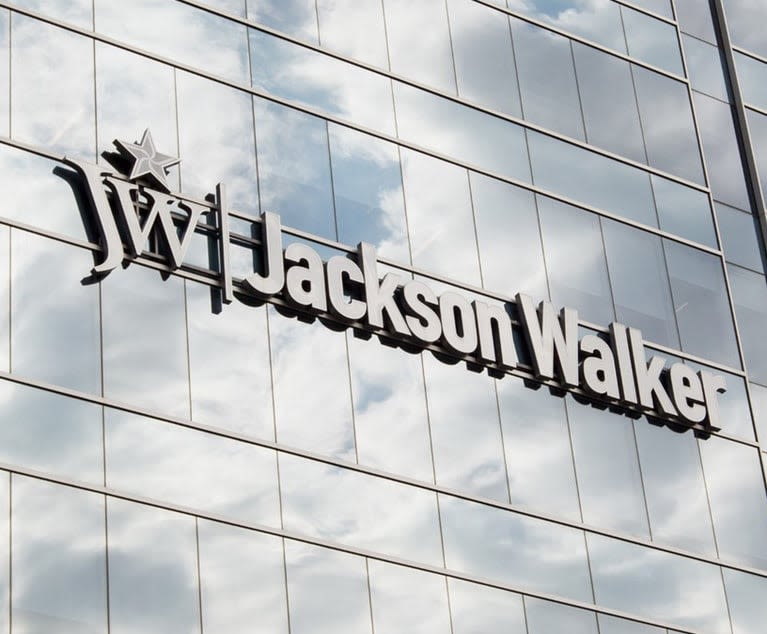 Jackson Walker Alleges US Trustee's Effort Seeking Fee Forfeiture in Bankruptcies Is Flawed | Texas Lawyer