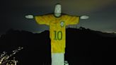 El Papa dice que la memoria de Pelé permanece indeleble, en homenaje en el Cristo Redentor