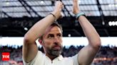 Watch: Beer cups thrown at England manager Gareth Southgate after dour 0-0 draw against Slovenia at Euro 2024 | Football News - Times of India