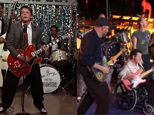 Michael J. Fox de "Volver al Futuro" reaparece en silla de ruedas y canta con Coldplay