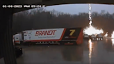 'Starting 2023 with a bang': Video shows fiery lightning strike at North Carolina motorsports company