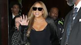 Mariah Carey Rocks Sleek All-Black Look While Heading to Closing Night of Her Madison Square Garden Show