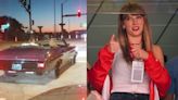 Travis Kelce And Taylor Swift Drive Off In Chevy Chevelle