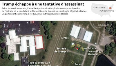 Donald Trump visé par un tireur : cette carte permet de comprendre la fusillade qui a failli lui coûter la vie