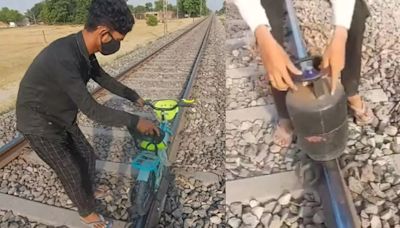 YouTuber, Who Placed Cylinder And Bicycle on Railway Tracks For 'Views', Arrested