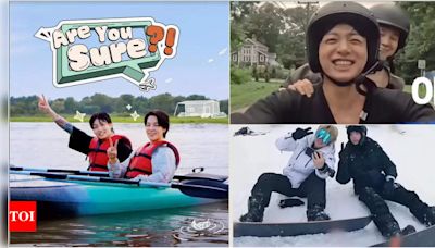 'Are You Sure?!' trailer: BTS’ Jimin and Jungkook display chaotic energy in this travel series | K-pop Movie News - Times of India