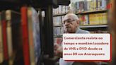 Locadora de filmes em DVD e VHS é mantida há 38 anos e resiste aos streamings no interior de SP