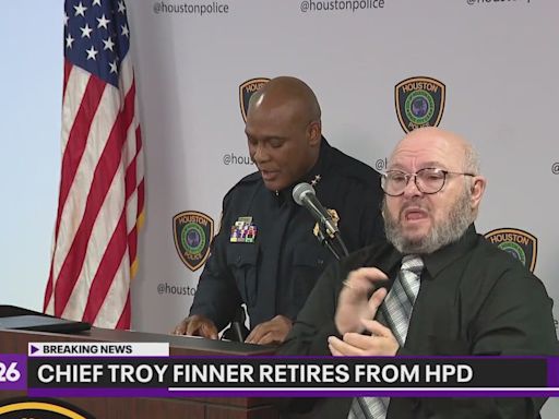 Breaking news: Chief Troy Finner announces retirement