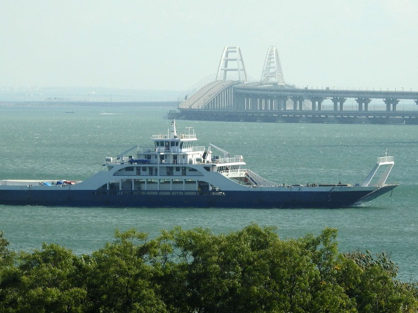 Putin's Crimea bridge has been out of military use for at least 3 months, satellite images suggest