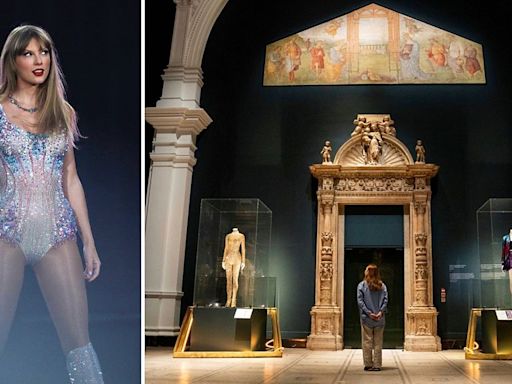 Taylor Swift memorabilia, including costumes and guitars, goes on display at London's V&A Museum