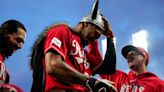 Why do Cincinnati Reds players wear a Viking helmet? Here's the celebration's backstory