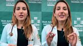 Médica, ex-BBB Amanda volta para São Paulo após dias de trabalho voluntário no RS