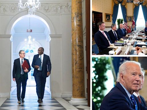 Starmer says UK and US 'strategically aligned' after Biden White House meeting - as leaders brush off Putin threat