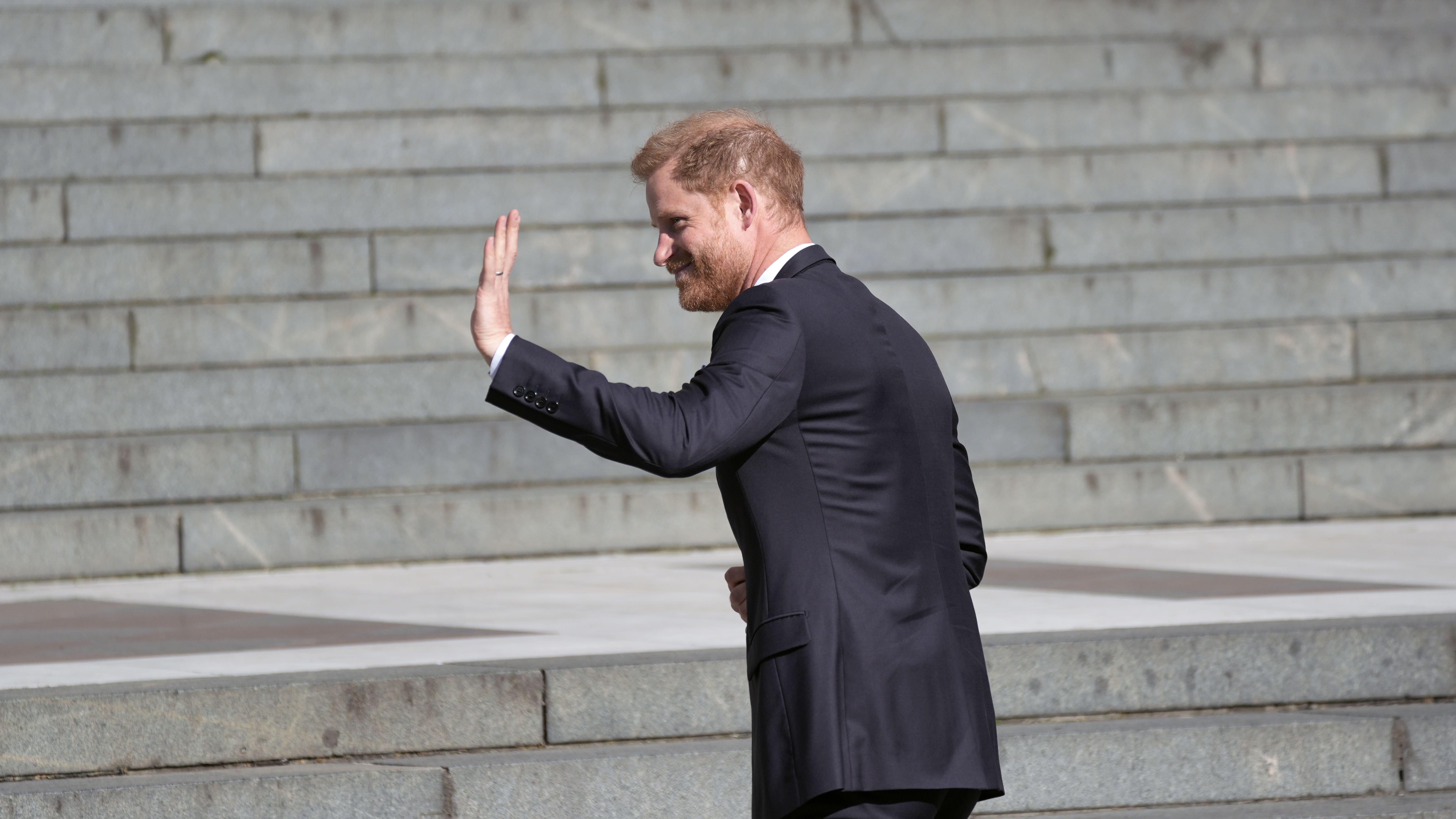 Harry attends service of thanksgiving to celebrate anniversary of Invictus Games