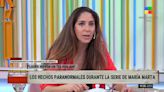 Laura Novoa hablaba sobre María Marta García Belsunce cuando un misterioso ruido la interrumpió