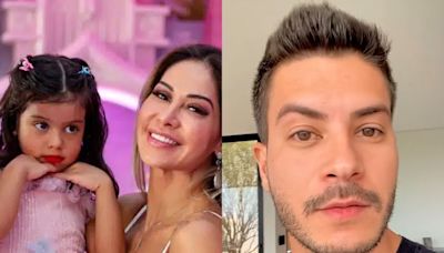 Maíra Cardi cobra Arthur Aguiar após polêmica com a filha: ‘Que tal me devolver o que me deve?’