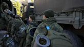 Wagner Group militants and Chechen soldiers arrive in occupied Donetsk Oblast city