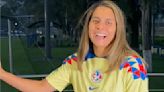 Kenti Robles posa con la playera del América e ilusiona a los fans