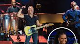 Michelle Obama played the tambourine and sang backup vocals for Bruce Springsteen at his concert in Barcelona