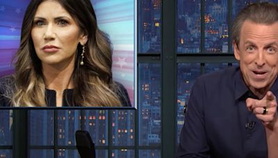 Seth Meyers Shreds Kristi Noem’s ‘Level Of Psycho’ With ‘Silence Of The Lambs' Line