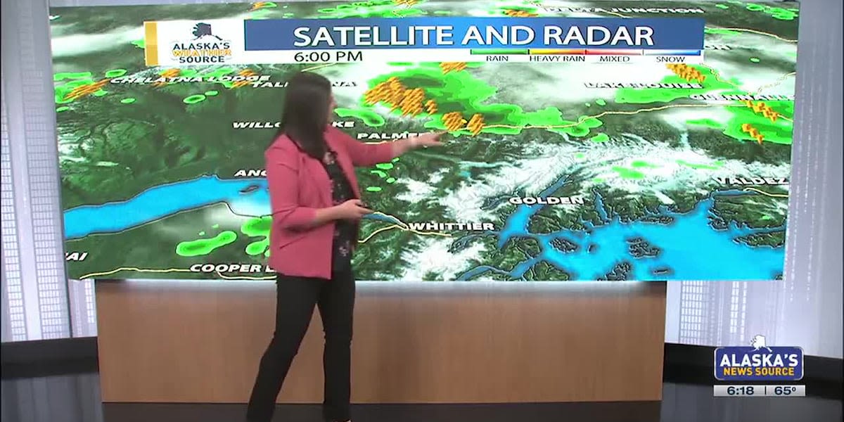 Fire danger remains high as thunderstorms spread across Alaska