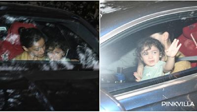 Ranbir Kapoor-Alia Bhatt's daughter Raha is cuteness personified as she goes out with them for RK's birthday celebration; waves at paps