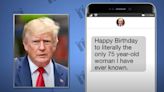 Fallon Imagines What Hillary Clinton’s Birthday Texts Look Like From Trump, Bill Clinton and More (Video)