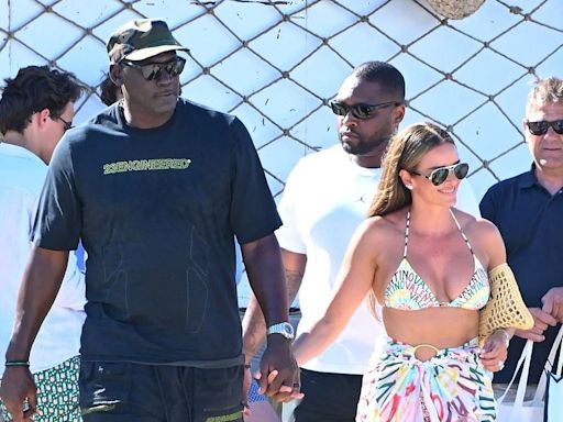 Michael Jordan and Yvette Prieto soak up the sun in Saint-Tropez