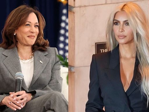 Kim Kardashian joins US Vice President Kamala Harris in White House to discuss criminal justice reform