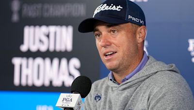 Justin Thomas keeping one eye on Leeds’ play-off as he bids for third US PGA