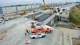 Philly I-95 bridge reopening gets a helping hand from NASCAR's powerful Jet Dryer