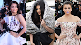 Aishwarya Rai Bachchan’s Cannes Film Festival Looks Through the Years: Playful Texturure in Georges Chakra, Hooded Elegance in Sophie...