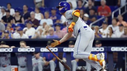 Mets' offense comes alive but Edwin Diaz blows another lead in 10-9 loss to Marlins in extra innings