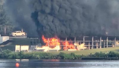 No injuries in two yacht fire at Killen's Turtle Point Country Club Marina
