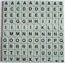 Scrabble letter distributions