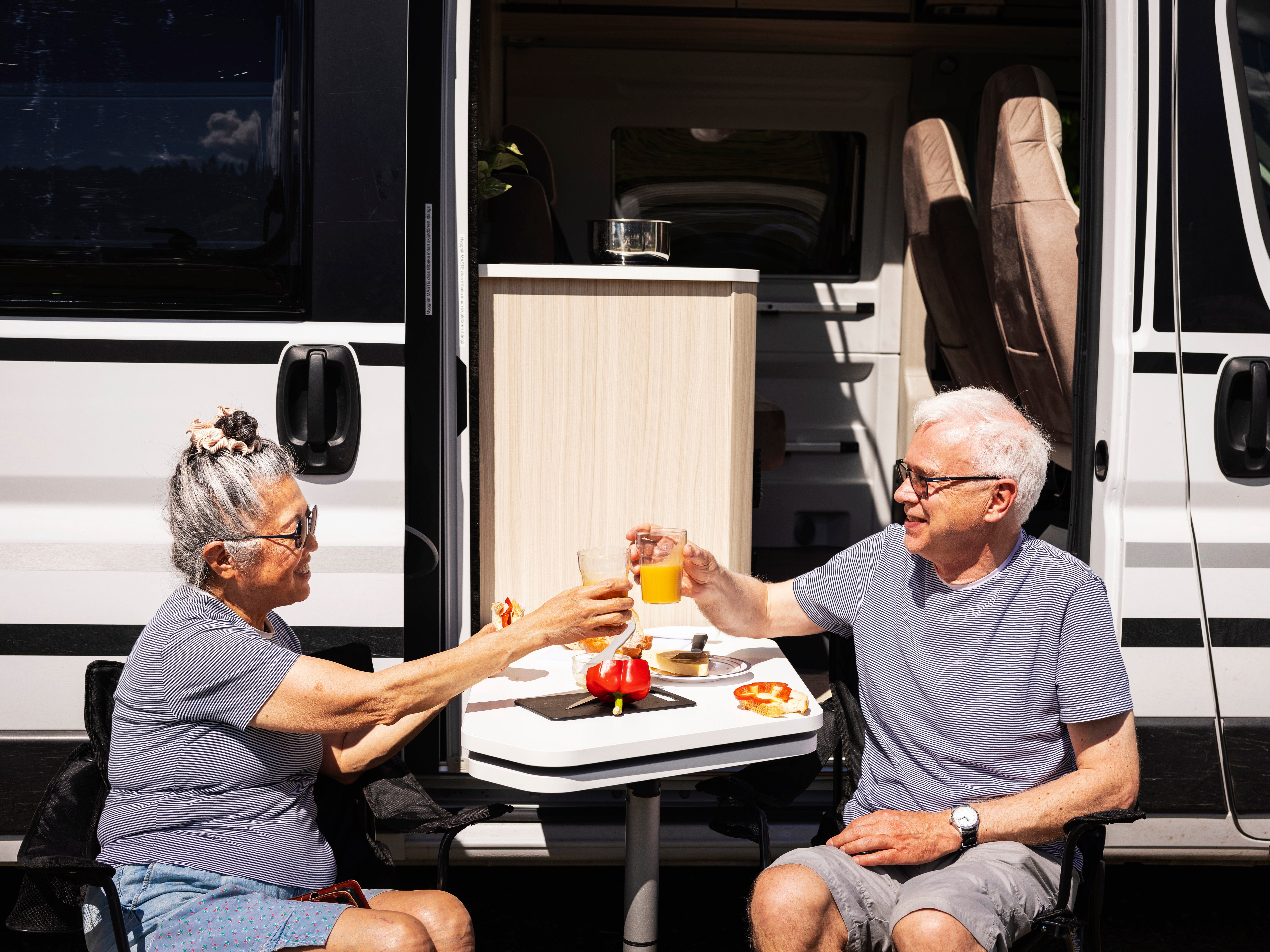 I retired at 57 and moved to an RV. It wasn't my plan, but I wanted to be close to my grandchild.