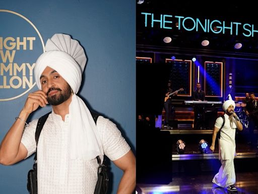 Diljit Dosanjh Brings The Roof Down With Born To Shine, G.O.A.T. On Jimmy Fallon's Show | Watch - News18