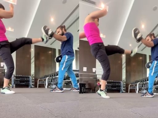 Hina Shares Intense Workout Video With Strong Message Post Breast Cancer Surgery - WATCH