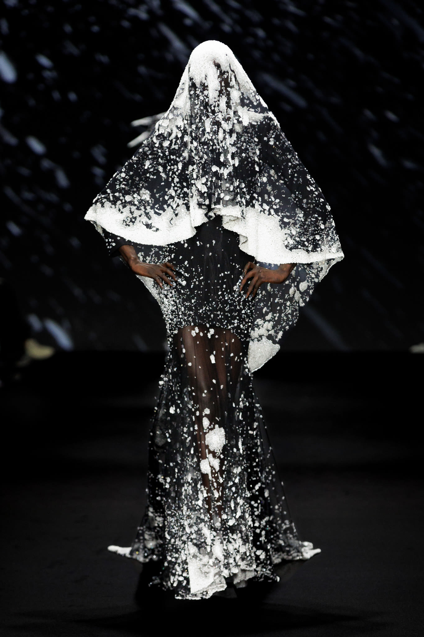 Robert Wun Fall 2024 Couture: Delving Into Surrealism, Snowflakes and Skeletons