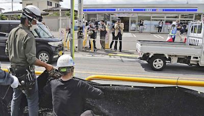 Mt. Fuji no more: Japanese town erects huge black screen to deter crowds of selfie-seeking tourists