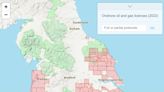 Map reveals possible fracking sites in England