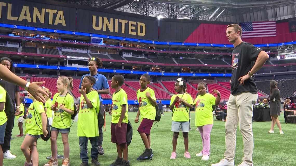 Matt Ryan hosts reading event at Mercedes Benz Stadium, discusses joining Ring of Honor