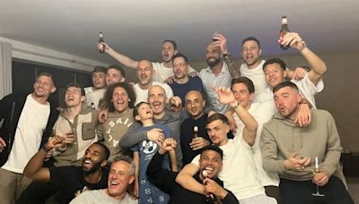 Revealed: Leicester players rang in promotion celebrations at manager Enzo Maresca's HOUSE after sealing Premier League return... as Marc Albrighton sheds light on Jamie Vardy ...