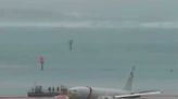 U.S. Navy Plane Lands in Water After Overshooting Runway in Hawaii