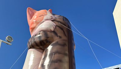 巨大「貓男女」屏東登場 看海美術館日本貓狗木雕超萌 - 自由藝文網