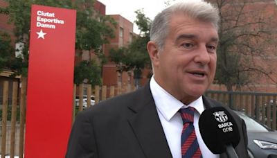 El emotivo recuerdo de Laporta a la figura de Neeskens