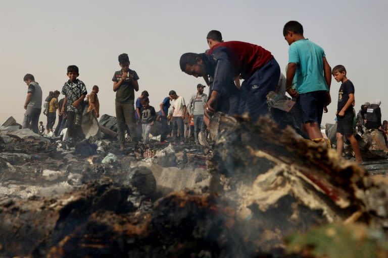 Israel faces global outcry over Rafah strike that set tent city ablaze