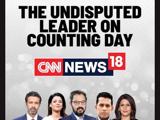 BARC Ratings: CNN-News18 Dominates Counting Day Viewership in English News Segment - News18